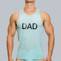 Boys Transparent Ice Silk Thin Smooth Quick-drying DAD Letter Vest