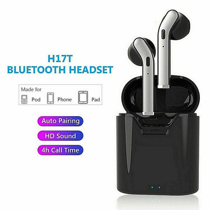 Bluetooth 5.0 Earbuds Headphones Wireless Noise Cancelling In-Ear Waterproof