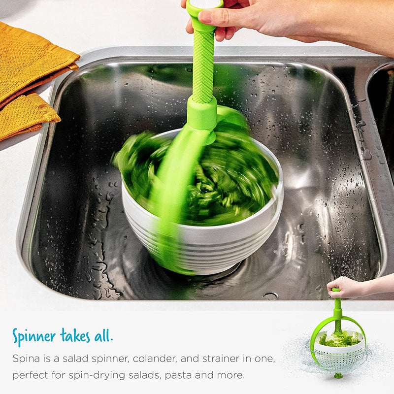 New Salad Spinner Scratch Resistant Nylon Spinning Colander