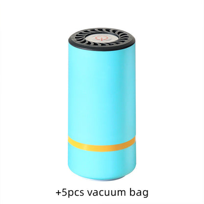 New Mini Vacuum Sealer Kitchen Portable USB Electric AirPump Fresh-Keeping Handheld Vacuum Sealing Machine Packaging Packer For Home