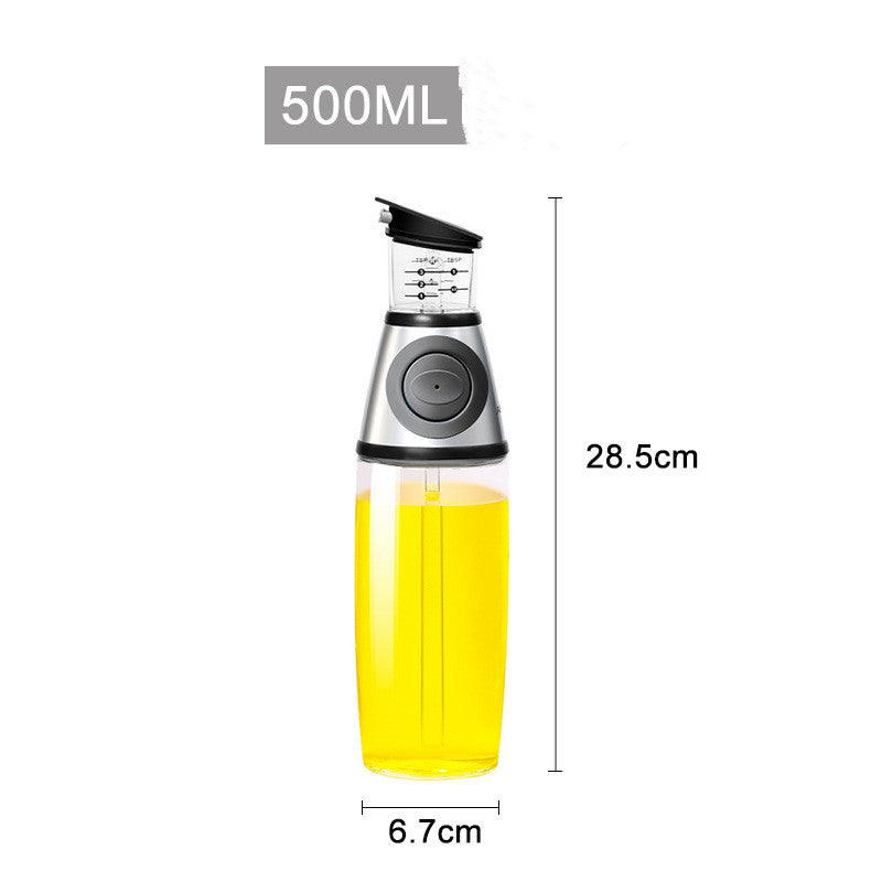 500ml Measurable Glass Bottle Oil Bottle Soy Bottle Kitchenware