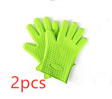 Food Grade Silicone Heat Resistant BBQ Glove Silicone Oven Mitts