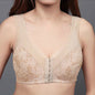 No Rims Nursing Bra Thin Cotton Front Buckle Large Size