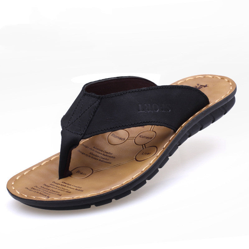 Men'S Flip-Flops For Driving And External Wear