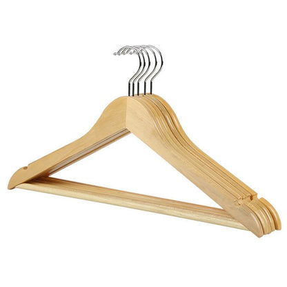 Retro solid wood hanger wooden clothing hanger