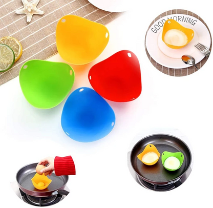 Green Silicone Egg Cooker 4 Color Silicone Egg Cooker