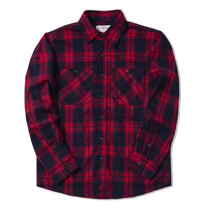 Heavy Thick Plaid Shirt For Men