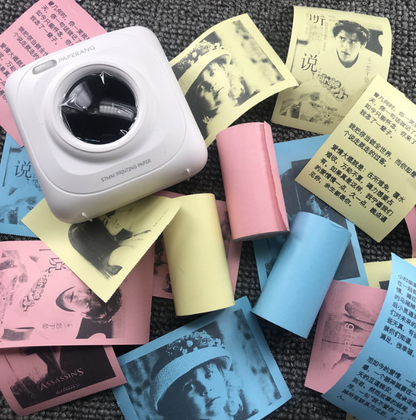 Mini Bliuetooth Wireless Thermal Printer Paper Sticker Label Printer