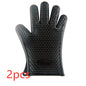 Food Grade Silicone Heat Resistant BBQ Glove Silicone Oven Mitts