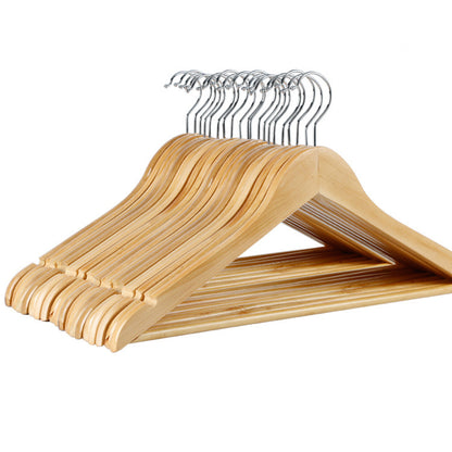 Retro solid wood hanger wooden clothing hanger