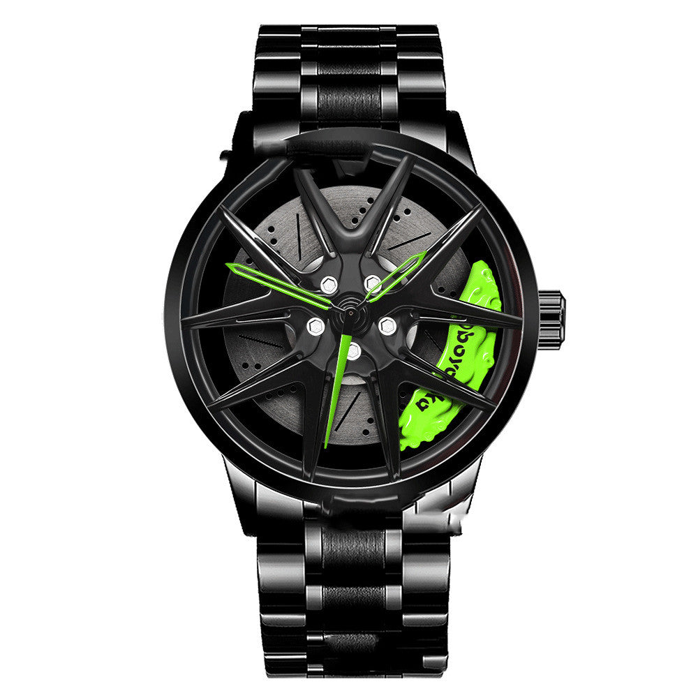 Men's And Women's Fashion Creative Wheel Waterproof Watch