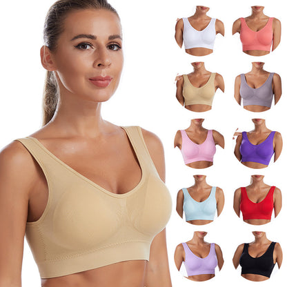 Women's Running Shockproof Push Up Sports Bra