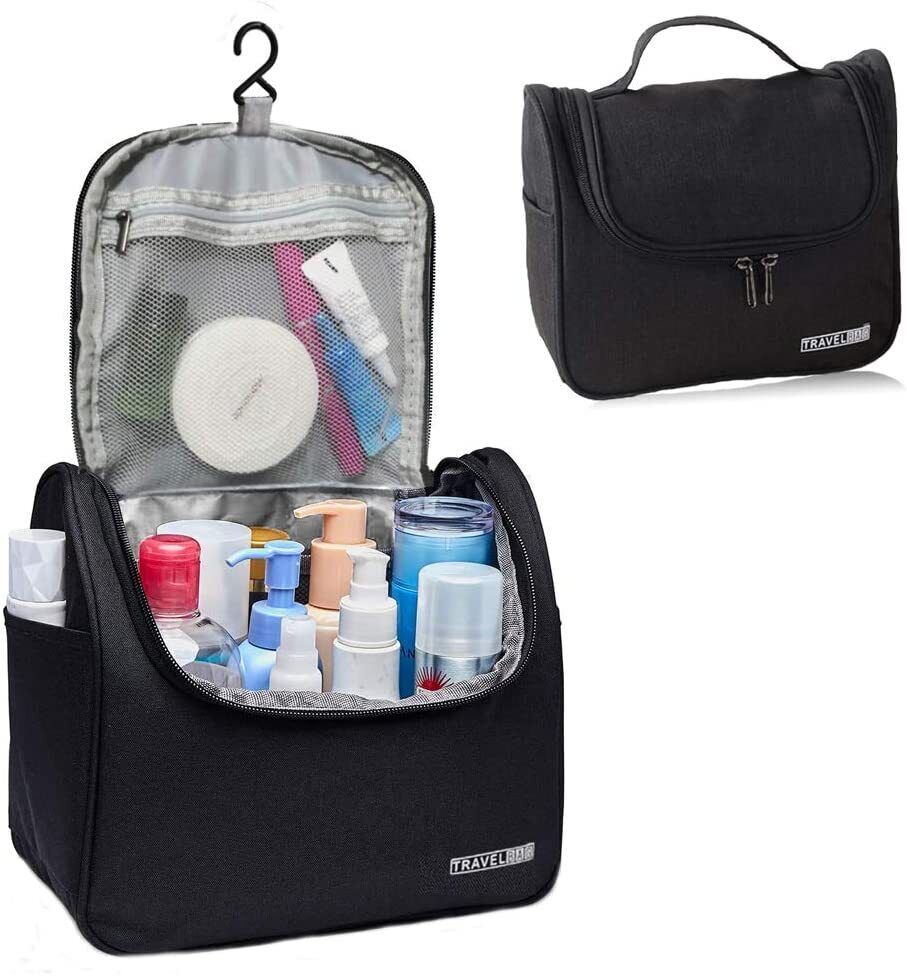 Travel Toiletry Bag Dopp Kit For Men & Women Cosmetics Makeup Shaving Organizer