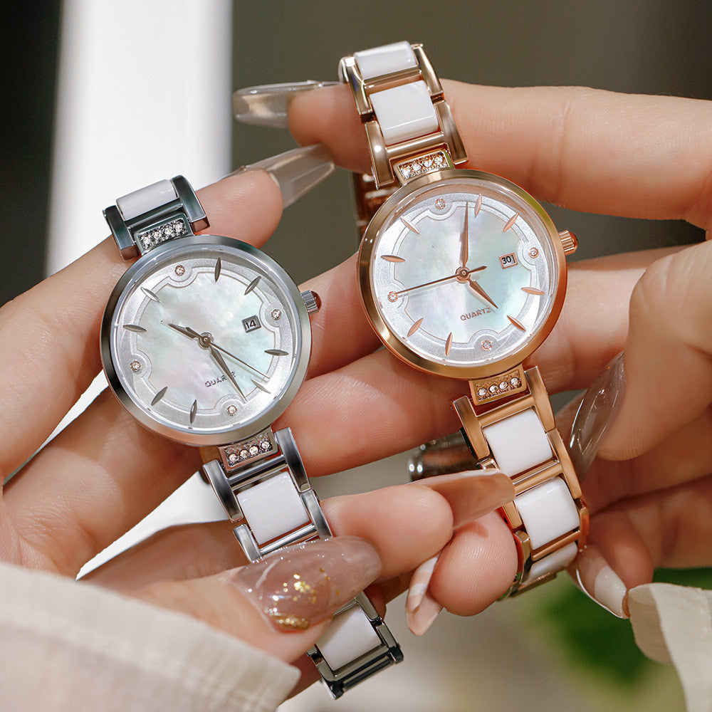 Elegant All-match Fashion Trendy Simple Special Interest Light Luxury Quartz Watch