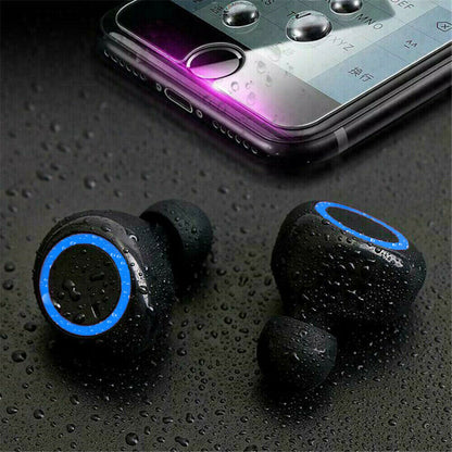 Waterproof Bluetooth 5.0 Wireless Earbuds Headphone Headset Noise Cancelling TWS