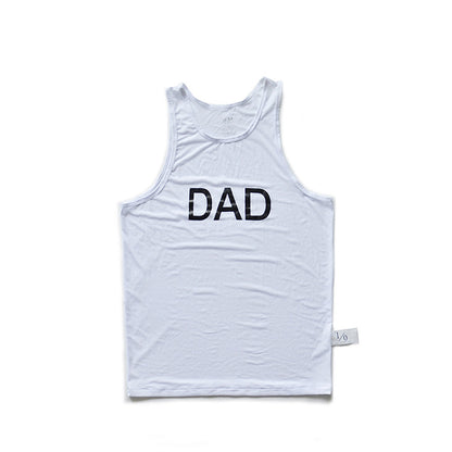 Boys Transparent Ice Silk Thin Smooth Quick-drying DAD Letter Vest