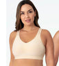 Large Size Light Version Vest Bra Solid Color Base Polyester Underwear