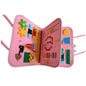 New Busy Book Children's Busy Board Dressing And Buttoning Learning Baby Early Education Preschool Sensory Learning Toy