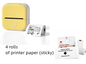 Mini Thermal Printer, T02 Sticker Maker Machine, Portable Bluetooth Pocket Phone Printer