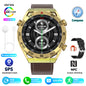 ECG PPG Bluetooth Calling Compass GPS Wireless Charger Smart Watch