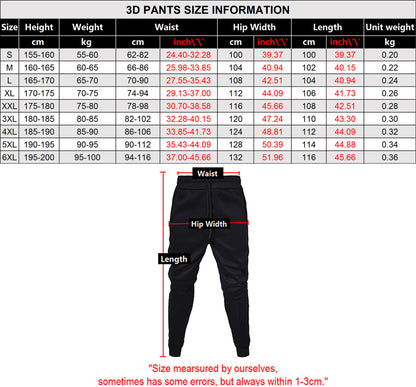 Retro Printing Suit Men's Trousers Casual Pants T-shirt