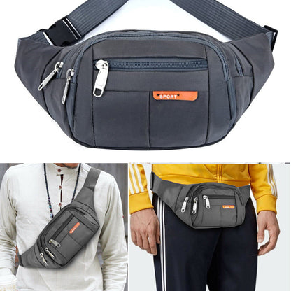 Men Women Fanny Pack Belt Waist Bag Cross Body Sling Shoulder Travel Sport Pouch