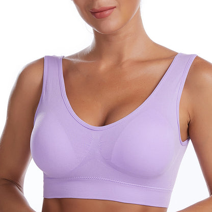 Women's Running Shockproof Push Up Sports Bra