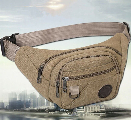 Fanny Pack Men Women Waist Belt Bag Purse Hip Pouch Travel Sport Bum Chest Bag