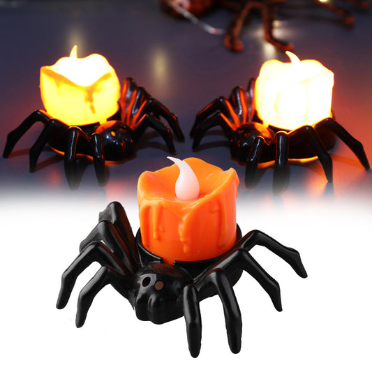 Halloween Festival Atmosphere Creative Halloween Spider Candlestick Ornaments