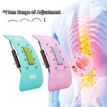 Back Cracker New Back Massager Lumbar Neck Stretcher Spine Board Back Support Relax Cervical Masajeador Fitness Stretching Massage