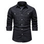 Men's Fashion Casual Denim Long Sleeve Shirt