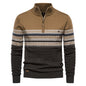 Men's Fashion Stand-up Collar All-match Half Zipper Sweater