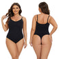 Women's Fashion Simple Seamless Body Shaping Breasted Elastic Jumpsuit