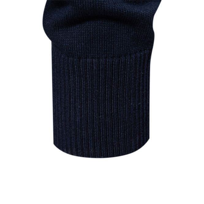 Men's Fashion Slim Lapel Knitted Sweater