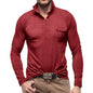 Outdoor Autumn And Winter New Polo Collar European And American Men's T-shirt