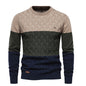 Men's Fashion Slim Round Neck Men's All-matching Sweater