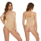 Women's Fashion Simple Seamless Body Shaping Breasted Elastic Jumpsuit