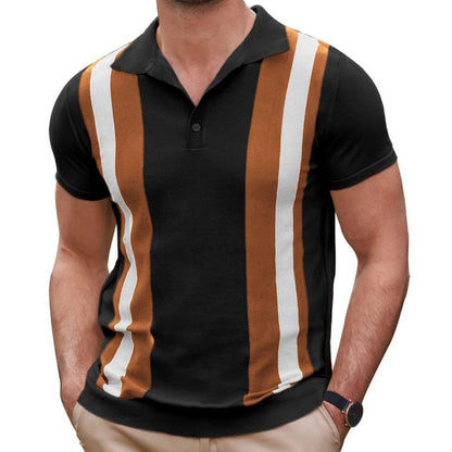 Men's Summer Stripes Jacquard Sweater