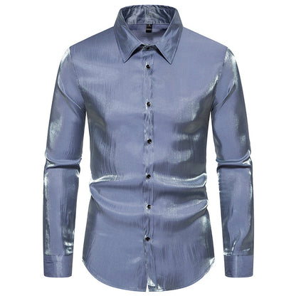 Men's Slim Shirt Nightclub Colorful