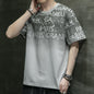 Sports Casual Top Short Youth Trendy Cotton Men's Short-sleeved T-shirt Cotton