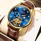 Men's Fashion Hollowed-out Mechanical Watch