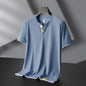 Trendy Fashion Men's V-neck Short Sleeve T-shirt