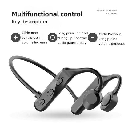 Bone Conduction Bluetooth Earphones Wireless Headset Sport Headphones Waterproof