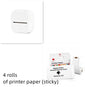 Mini Thermal Printer, T02 Sticker Maker Machine, Portable Bluetooth Pocket Phone Printer