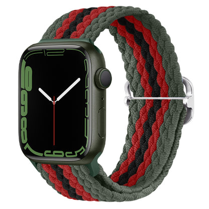 Apple Watch Watchband Adjustable Nylon Braided For Apple Watch7 Strap