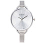 Women's Mesh Strap Watch With Large Dial