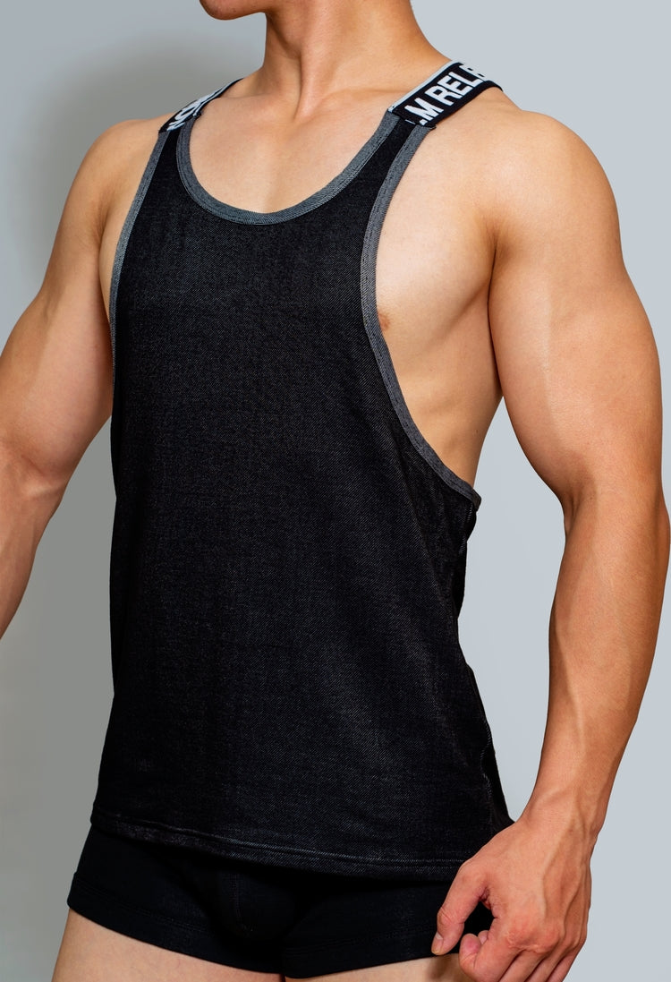 Men's Casual Letter Solid Color Vest