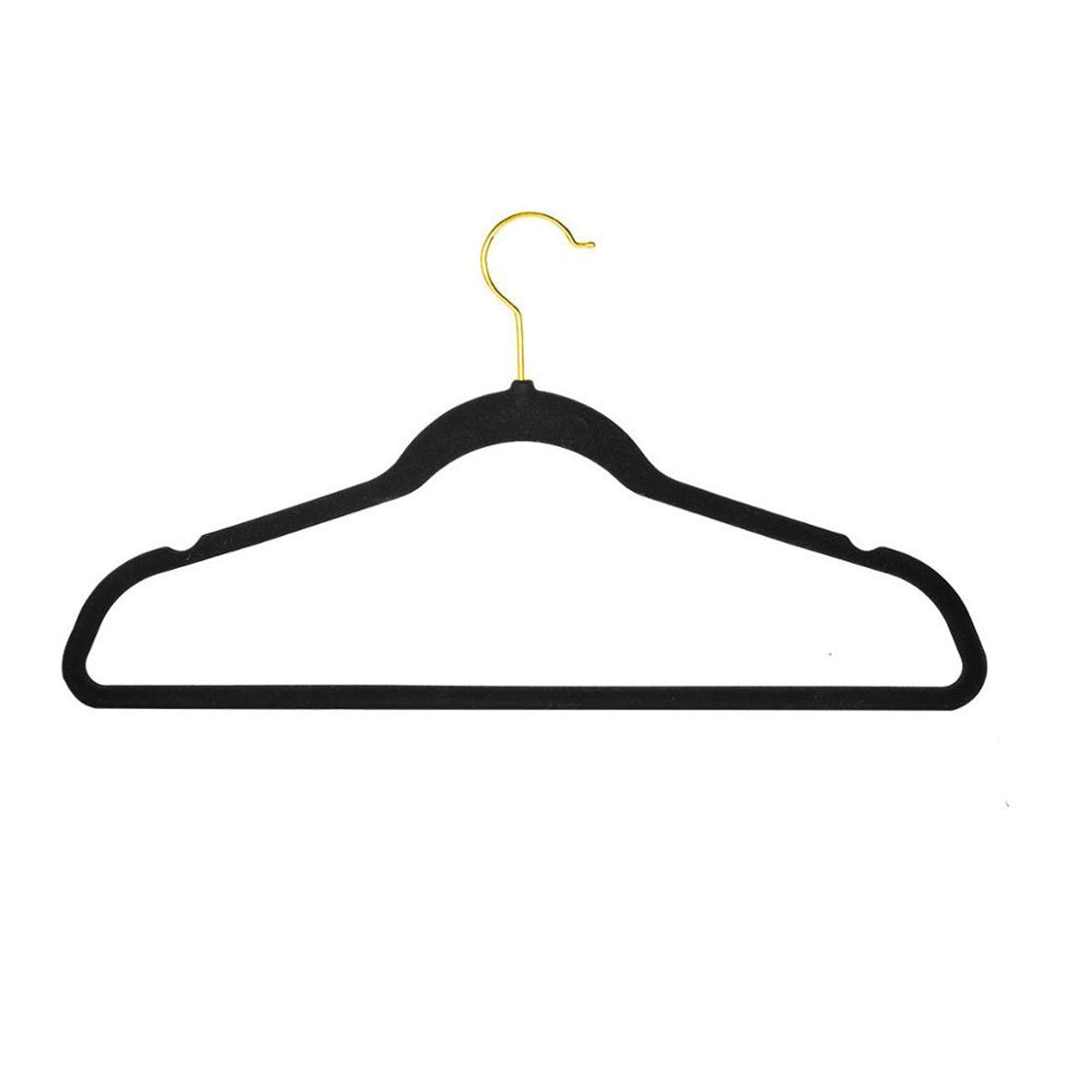 45CM Adult Flocking Hanging Hanger 76G Single Non-slip No Trace Saving Space