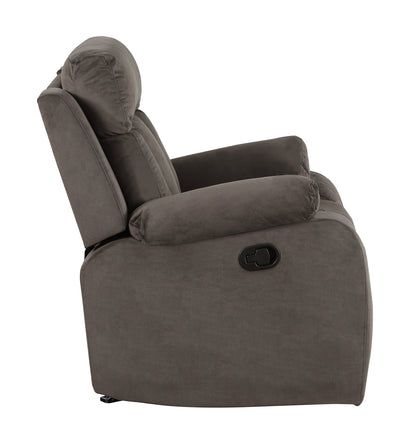 Global United Reclining Transitional Microfiber Fabric Chair