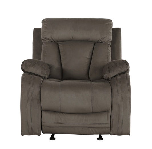 Global United Reclining Transitional Microfiber Fabric Chair